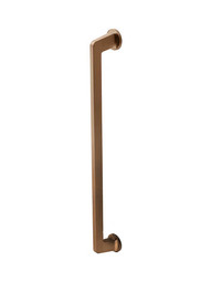 Northport Round Base Appliance Pull - 15 inch Center-to-Center in Brushed Bronze.